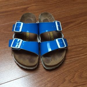 Birkenstock Patent Birkoflor womens 6 7 37 Narrow